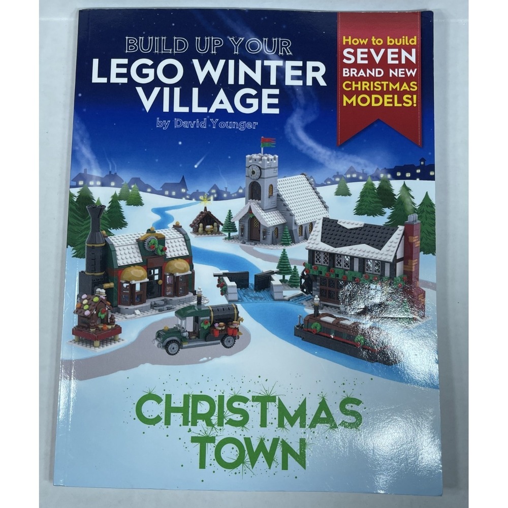 Build Up Your LEGO Winter Village: Christmas Town by David Younger 2020 Like New